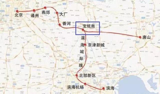京唐高铁最新线路图