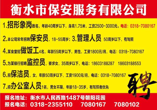 邯郸赶集网最新招聘